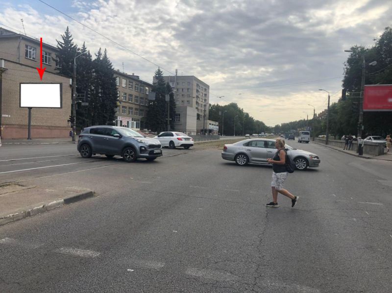 Билборд/Щит, Днепр, t243B,просп. Богдана Хмельницького, в районі буд.23