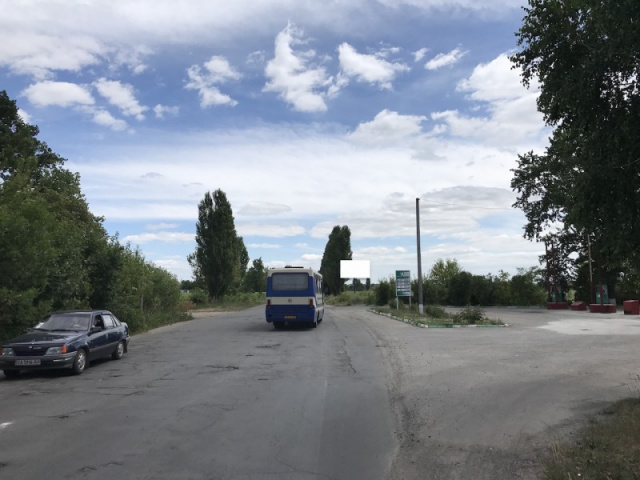 Білборд/Щит, Ватутіне, Индустриальное шоссе, въезд в Ватутино с Киева