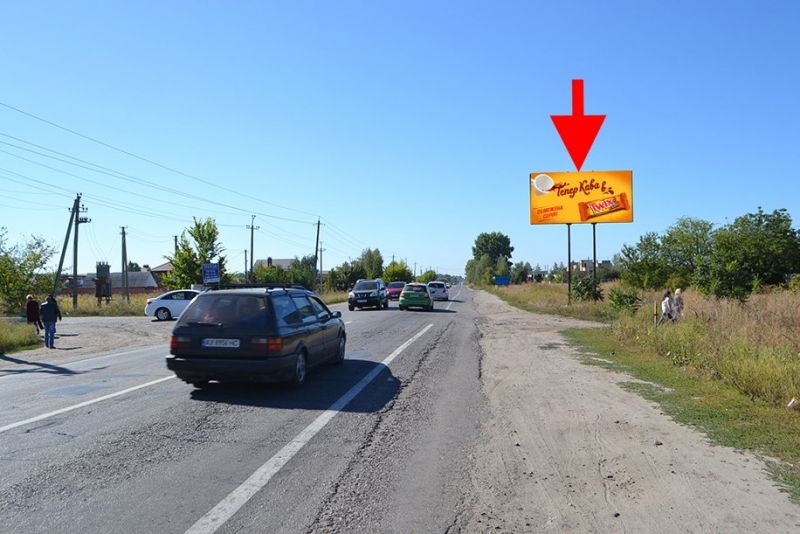 Билборд/Щит, Трассы, сел. Черкаські Тишки - біля повороту на ресторан "Гражда" - у бік Харкова
