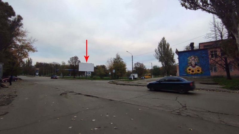 Білборд/Щит, Марганець, Mg06A,перехрестя вул. Паркова та Лермонтова (навпроти буд. 2-А по вул. Паркова)