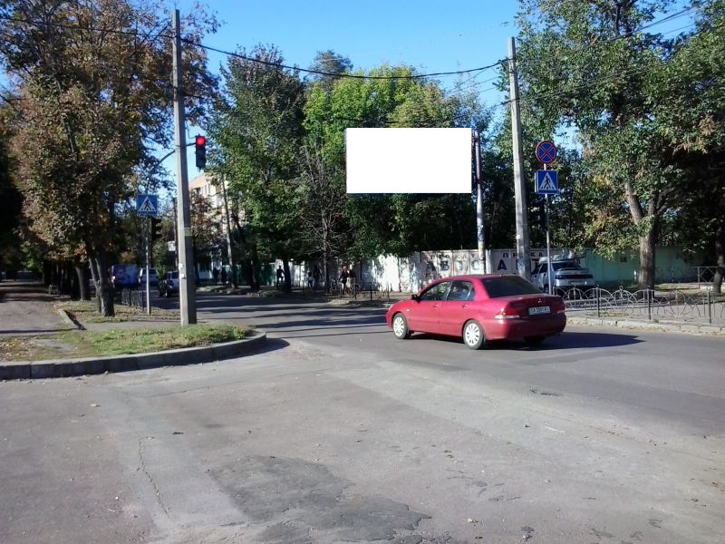 Білборд/Щит, Черкаси, бул. Шевченка - вул. Припортова (в центр)