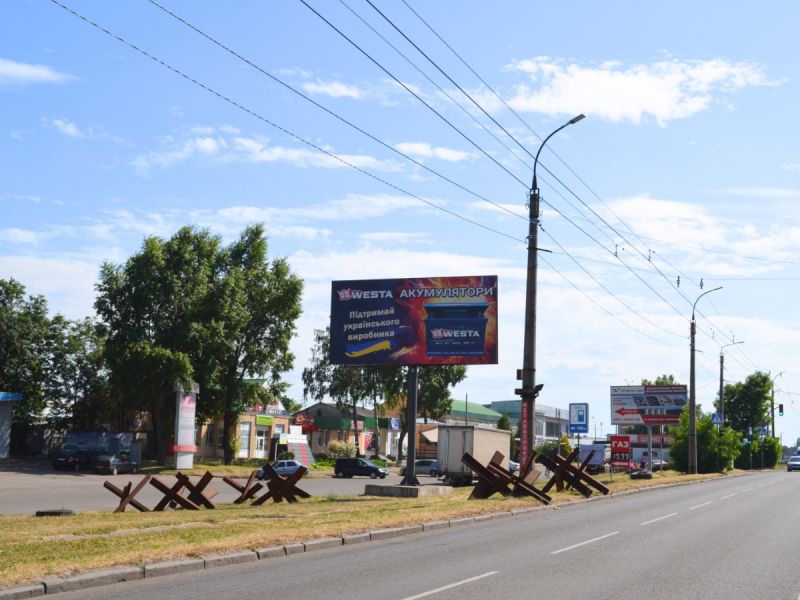 Білборд/Щит, Черкаси, вул.Смілянська,153 ,(база ОПС)