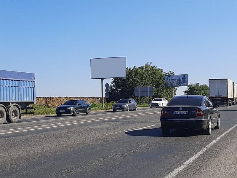 Білборд/Щит, Траси, Объездная дорога, 2 столба 23+430 Б (в строну Авангарда от 2 столбов)