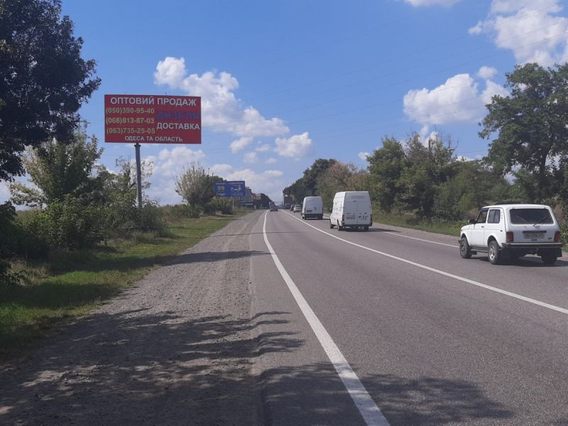 Білборд/Щит, Траси, Одесса-Рени 12+700 Б ( в стор. Рени с 2 столбов)