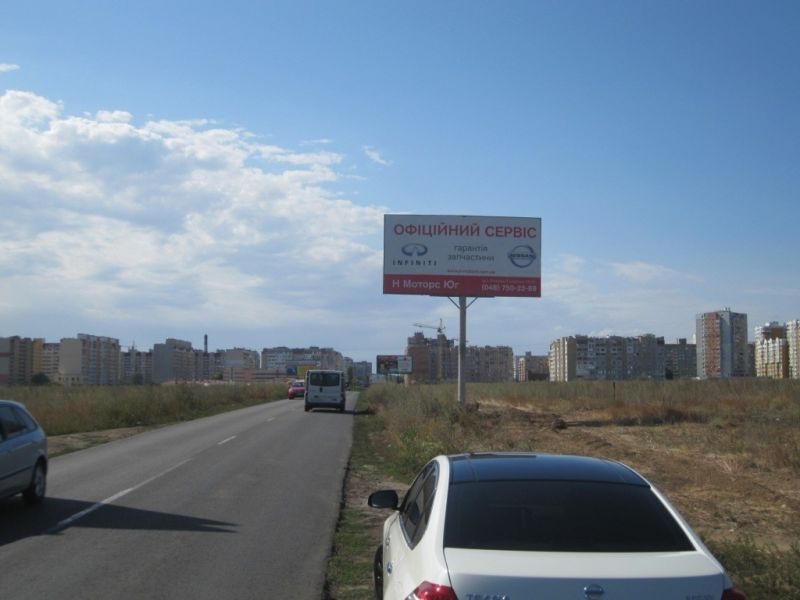 Білборд/Щит, Траси, Ривьера 1 А в ст. ул. Заболотного (пос.Котовского)
