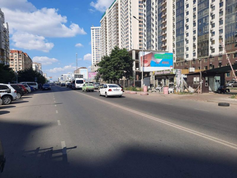Білборд/Щит, Траси, Ривьера  стр.А ул.Сахарова, Таврия В (пос.Котовского)