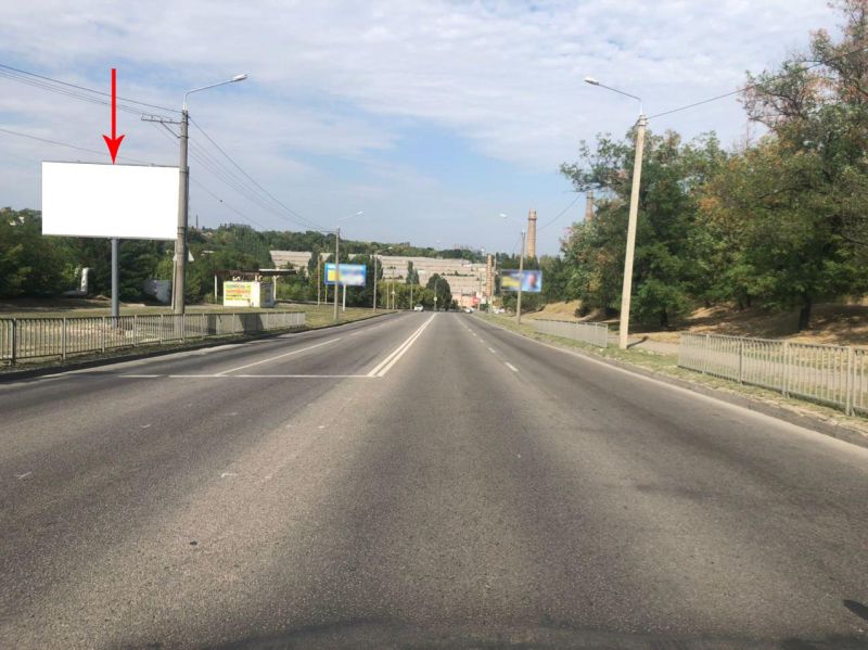 Билборд/Щит, Днепр, s081B,вул. Космічна, навпроти буд.№15