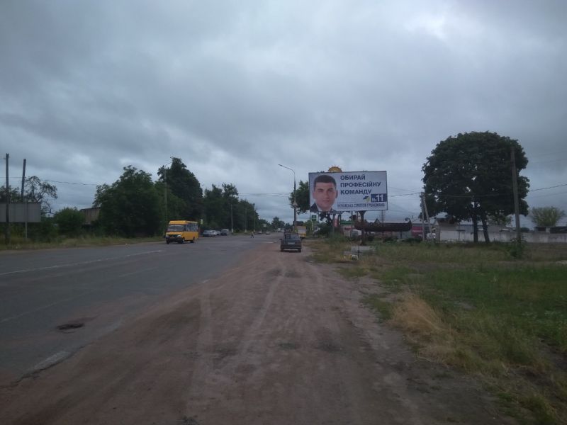 Білборд/Щит, Житомир, вул.Покровська 271 (в"їзд з Коростеня) ст.А