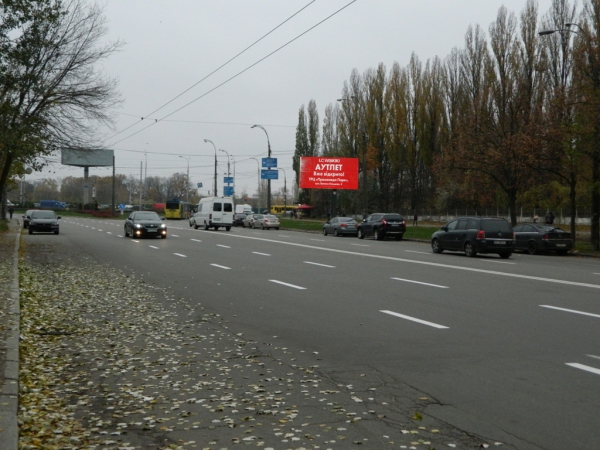 Билборд/Щит, Киев, вул. Касіяна Василя / просп. Академіка Глушкова (метро "Іподром")