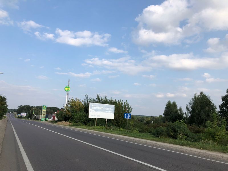 Билборд/Щит, Новояворовск, траса Львів-Краківець (перед Заправкою WOG)