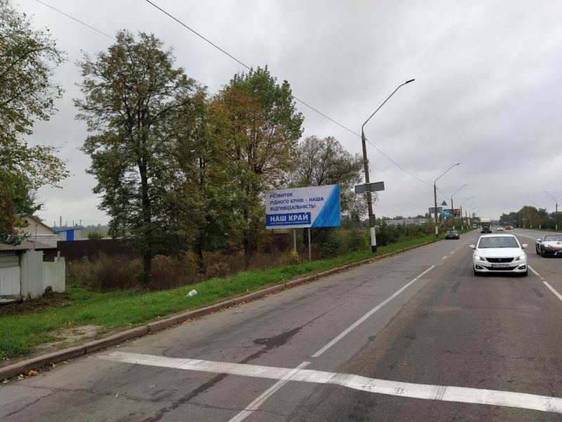 Билборд/Щит, Житомир, Київське шосе, 46/2, в"їзд зі ст. Києва, аеропорт, стоянка TIR, навпроти десантна бригада, АЗС ОККО, АМІК