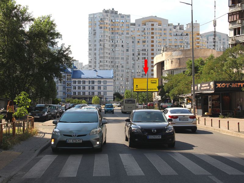 Білборд/Щит, Київ, Гмирі вул., 7 - вул. Чавдар, в бік пр. Бажана, ст.м. "Позняки"
