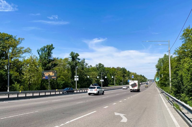 Білборд/Щит, Київ, Академіка Палладіна пр., (перед залізничним мостом у бік м. Академмістечко)