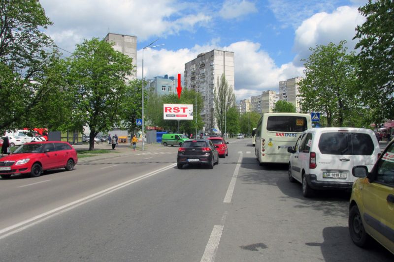Білборд/Щит, Київ, вул. Академіка Булаховського, 26
