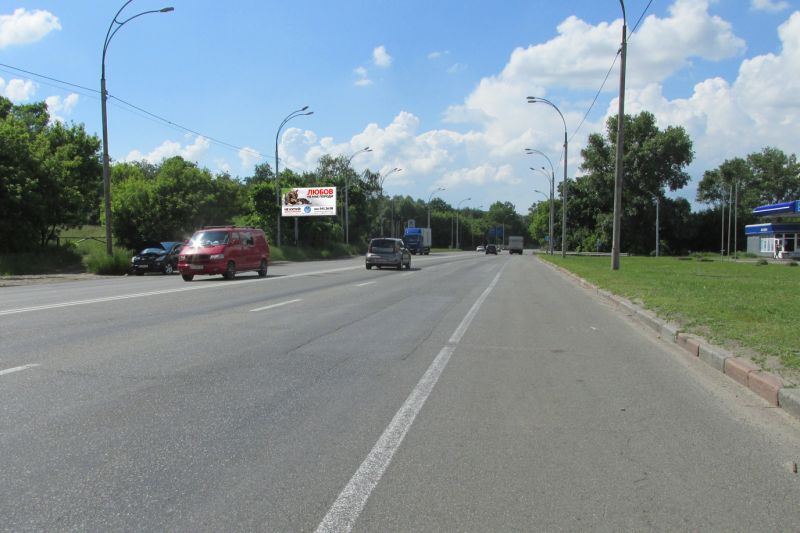 Билборд/Щит, Киев, вул. Академіка Заболотного, 174 за АЗС "ANP" в напрямку ТРЦ"Атмосфера", ТЦ"Аrt Mall", "Домосфера"