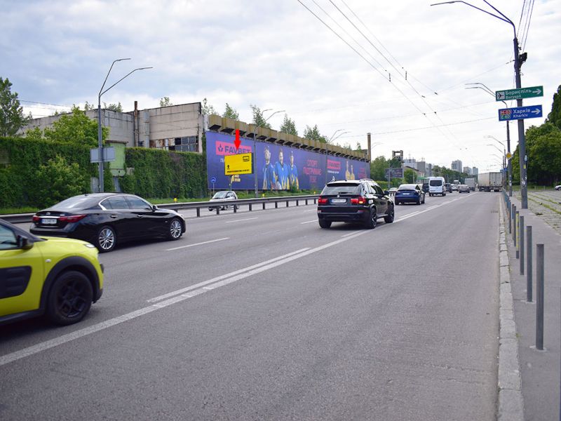 Білборд/Щит, Київ, Перемоги пр., 49/2, завод "Більшовик" - навпроти Танка, ст.м."Шулявська", з центру