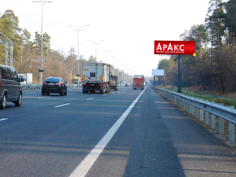 Суперсайт/Мегаборд, Траси, Бориспільське шосе, рух в напрямку від ст. м. "Бориспільська"