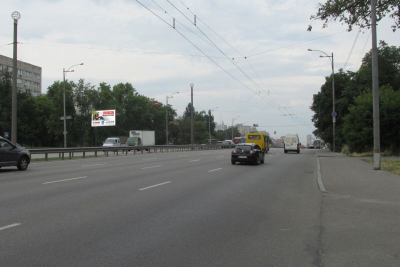 Білборд/Щит, Київ, Кільцева дорога / вул. М. Котельникова, в напрямку проспекта Перемоги