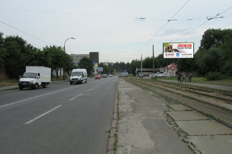 Білборд/Щит, Київ, вул. Миколи Василенка, 2 / вул. Козелецька, в сторону бул. Гавела