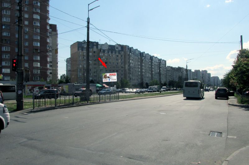 Билборд/Щит, Киев, вулиця Анни Ахматової, 3