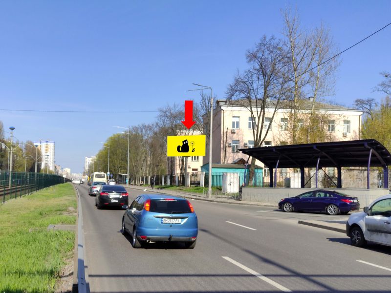 Led екран/Відеоборд, Київ, Гузара пр. (колиш. Комарова), 3 - бул. Гавела (колиш. Лепсе), медмістечко, "Ісіда", "Добробут", в центр, (ролик 10 сек, 1 вихід/3 хвилини)