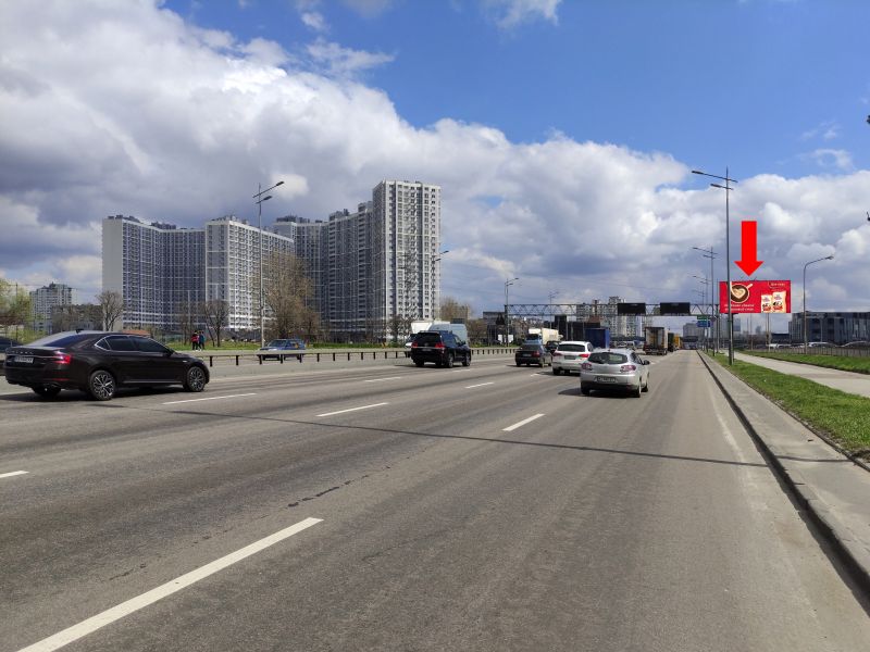 Led екран/Відеоборд, Київ, Бажана пр., 30, в бік ст.м. "Харківська", з центру, (ролик 10 сек, 1 вихід/3 хвилини)