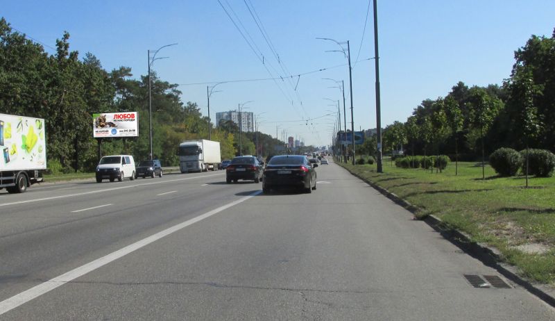 Білборд/Щит, Київ, Братиславська вул. 150 метрів перед АЗС SHELL