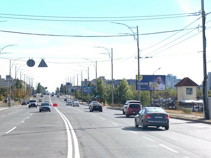 Білборд/Щит, Київ, вул. Т. Драйзера, 40 (03-0067-01) в напрямку вул. Бальзака