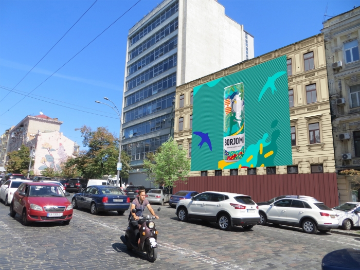 Реклама на фасадах/Брандмауэр, Киев, В. Васильківська вул. 39А (площа реклами 120 кв.м)