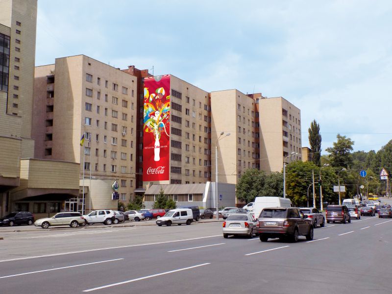 Реклама на фасадах/Брандмауэр, Киев, Бойчука Михайла вул. 40А (корпус 2)