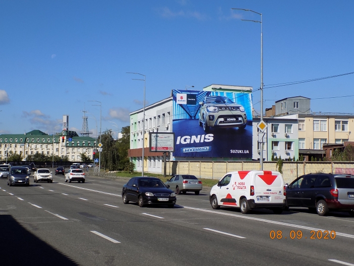 Реклама на фасадах/Брандмауэр, Киев, Межигірська вул. 78