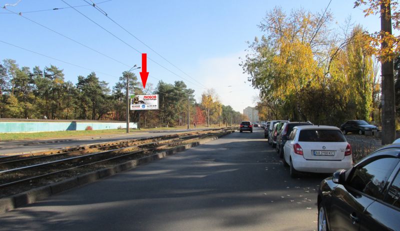 Білборд/Щит, Київ, вул. Курнатовського, 2