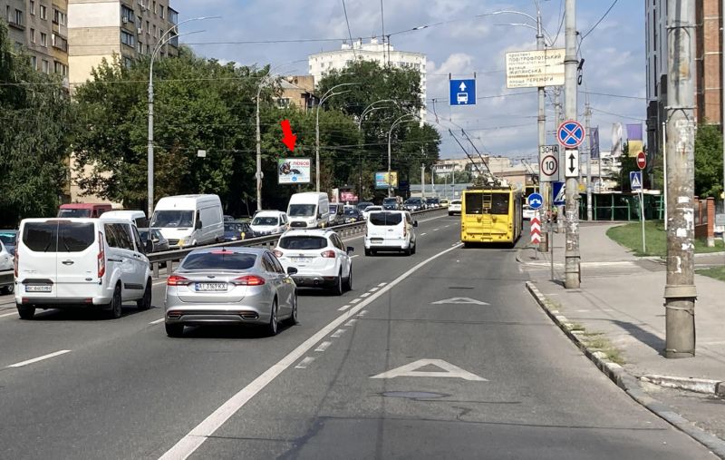 Скрол/Сітіборд, Київ, вул. В. Гетьмана, 36