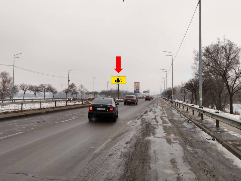 Led экран/Видеоборд, Киев, Оболонський пр., роздільник, між ст.м. "Оболонь" і ст.м. "Почайна", в сторону ст. м. "Почайна"