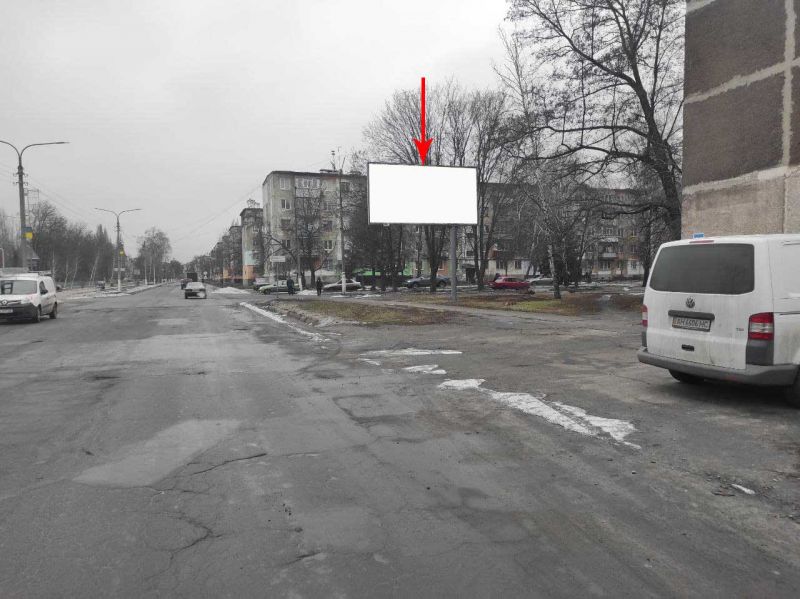 Билборд/Щит, Первомайск (Днеп. обл.), Pr002A,смт Першотравенськ, вул. Чайковського поблизу житлового будинку 18 ( вул. Шахтарської Слави )