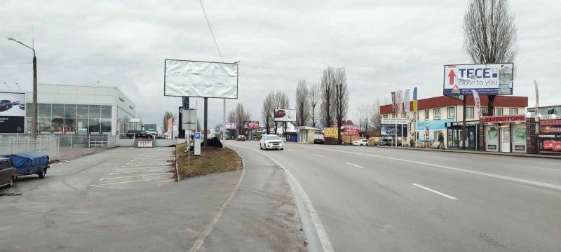 Билборд/Щит, Софиевская Борщаговка, Софіївська Борщагівка, вул.Київська, біля автосалону Мерседес, направлення на Боярку