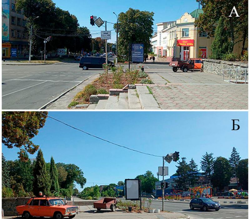 Ситилайт, Звенигородка, м. Звенигородка перехрестя просп. Шевченка / вул. М. Грушевського