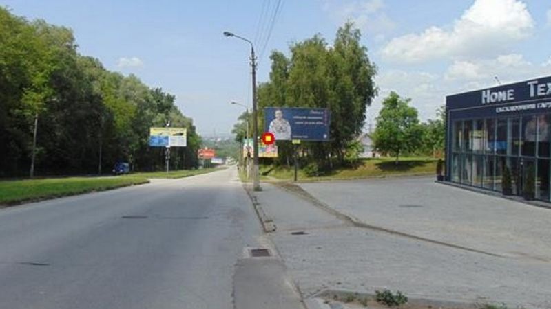 Билборд/Щит, Черновцы, вул. Ізмайлівської на спуску верхній, поворот Староконстянтинівська