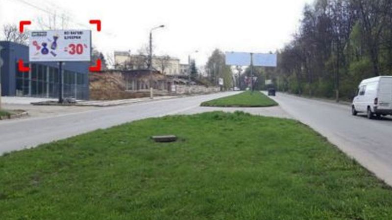 Билборд/Щит, Черновцы, вул. Ізмайлівської на спуску верхній, поворот Староконстянтинівська