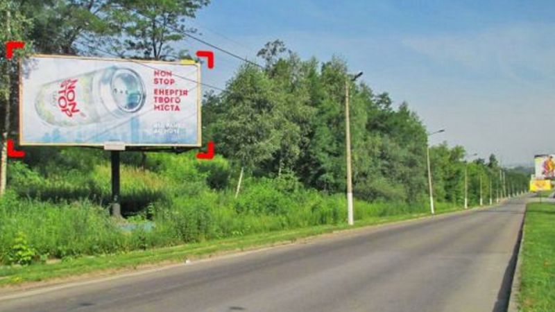 Билборд/Щит, Черновцы, вул. Ізмайлівська на підйомі перед камерою швидкості