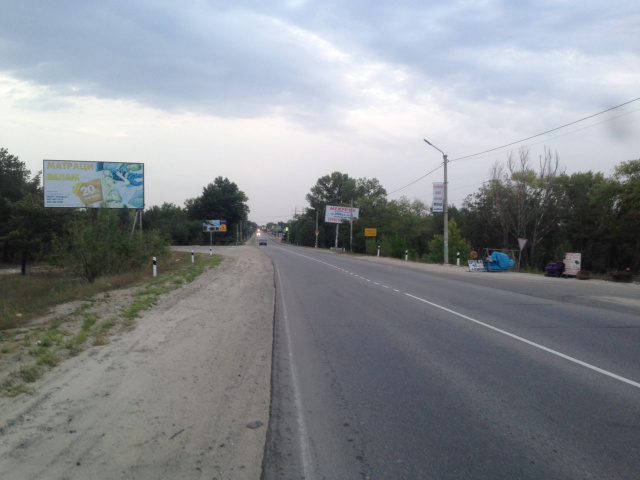 Білборд/Щит, Траси, трасса Р-69 Київ-Вишгород-Десна 240 м від розвилки Лебедівка,Ровжи напрямок Осещина,Хотянівка