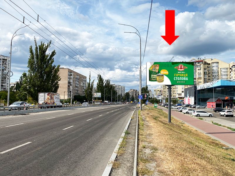 Led экран/Видеоборд, Киев, Володимира Івасюка пр. (колиш. пр. Героїв Сталінграда) 12-А, біля супермаркету "Сільпо", в сторону вул. Левка Лук'яненка (колиш. вул. Тимошенко)