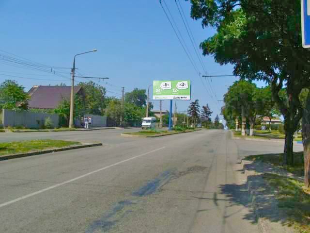 Билборд/Щит, Запорожье, Демократична вул., - в'їзд в Заводській р-н (50 м. АЗС "Укрнафта")