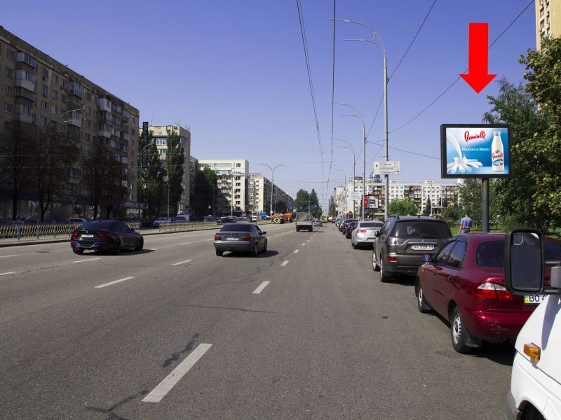 Скрол/Сітіборд, Київ, Українки бул., 21А - 21, в сторону ст. м. "Печерська"