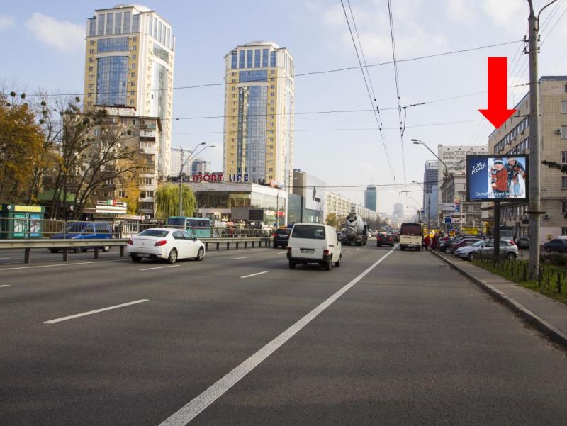 Скрол/Сітіборд, Київ, Перемоги пр., 35, біля ст. м. "Політехнічний інститут", в центр
