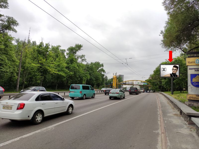 Скрол/Сітіборд, Київ, Теліги вул., 41, в сторону ст. м. "Шулявська"
