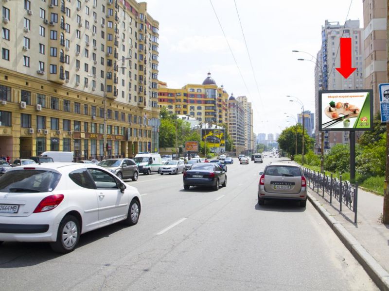 Скрол/Сітіборд, Київ, Чорновола вул., 12, в бік пр. Перемоги