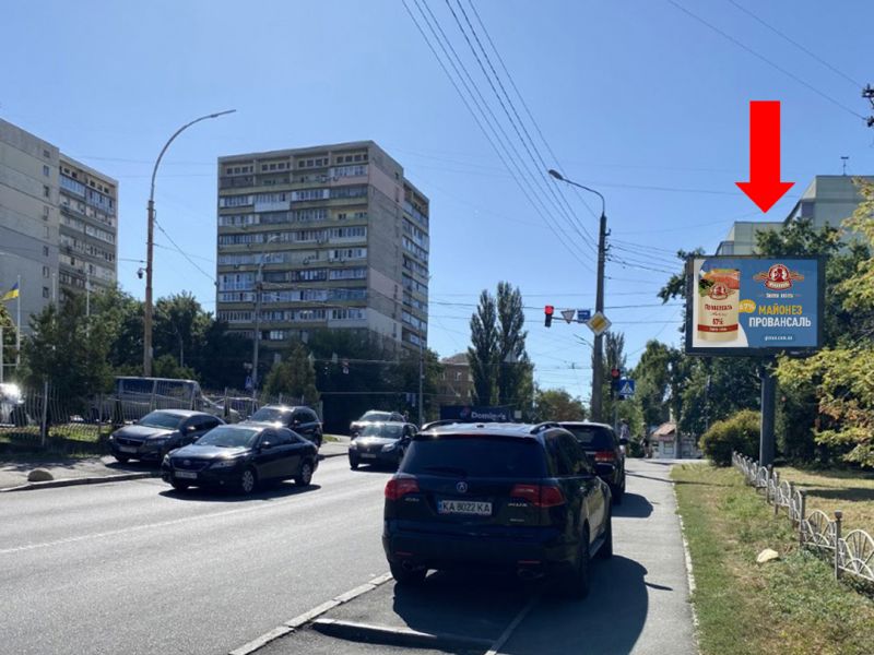 Скрол/Сітіборд, Київ, Механізаторів вул. / вул. Солом'янська, на світлофорі, в сторону вул. Солом'янської