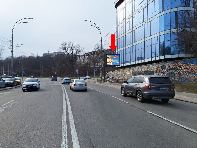 Скрол/Сітіборд, Київ, Протасов Яр вул. / пер. Докучаєвський, в сторону вул. Солом'янської