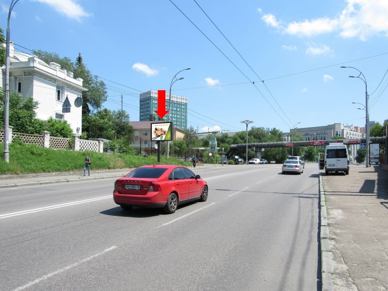 Скрол/Сітіборд, Київ, Федорова вул., 32 - вул. Ямська, в сторону вул. Антоновича (колиш. Горького)